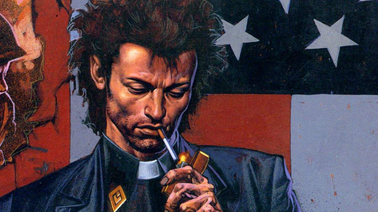 Preacher, based on the ultra-violent and incredibly profane comic book series from Garth Ennis and Steve Dillon at Vertigo, is a not-so-safe bet. That’s why we’re super-glad that AMC (The Walking Dead) has picked up this amazing look at American culture and its obsession with big guns, Christianity and hyper-masculinity, all filtered through a Texas setting. The show reportedly will debut in 2015.