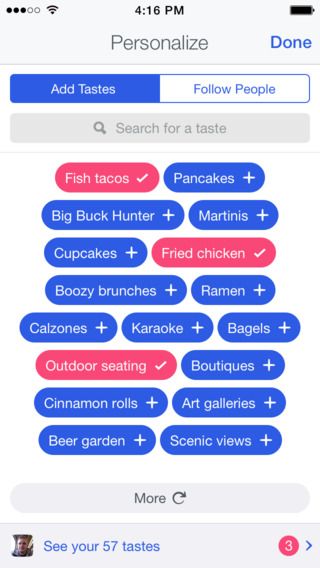 Tell Foursquare what you like and it will do the rest.