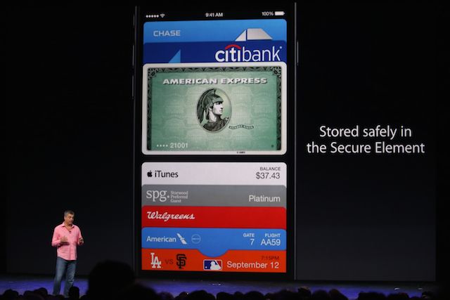 Eddy Cue launches Apple Pay. Photo: Roberto Baldwin/The Next Web.