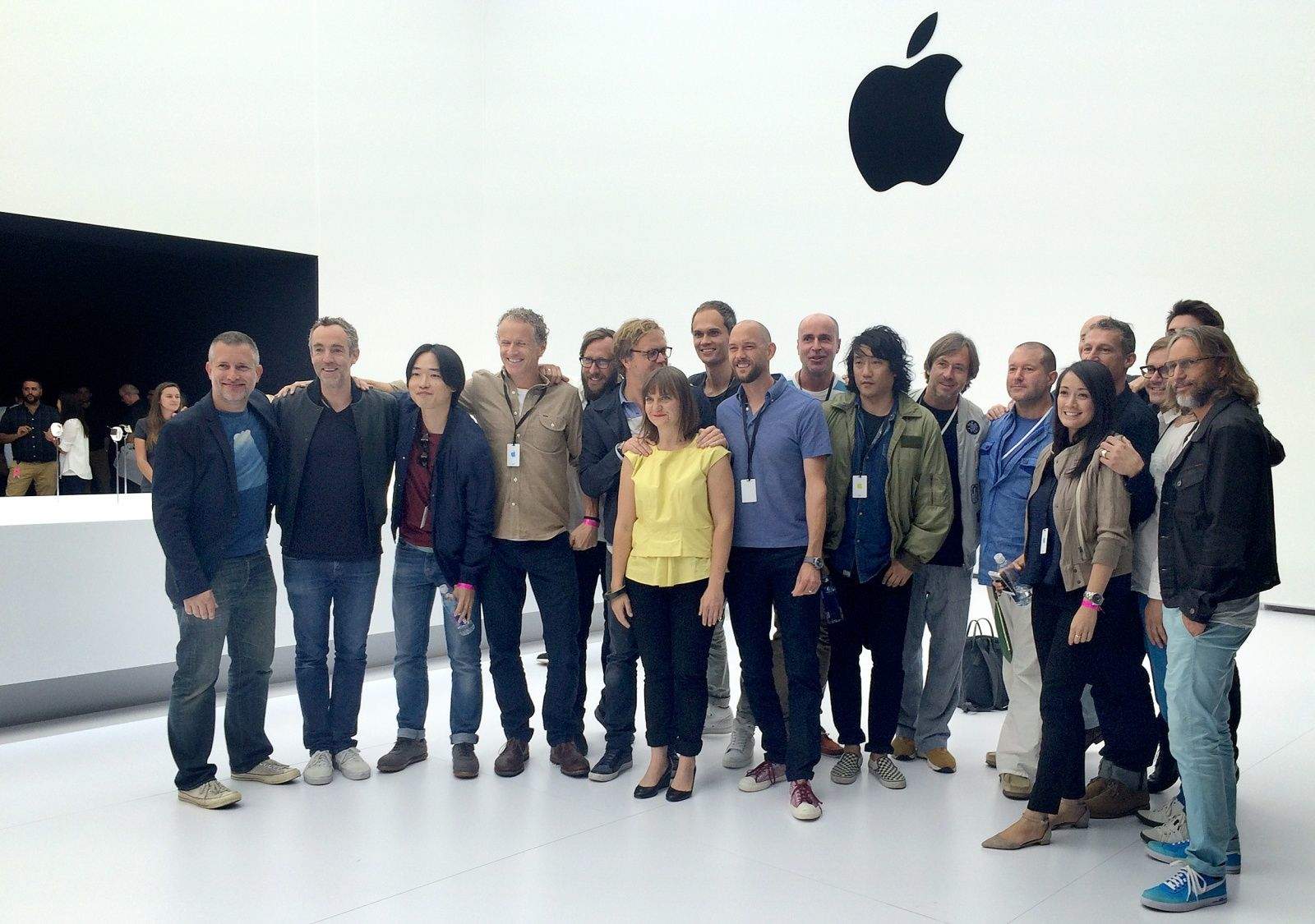 Daniel Coster, fourth from left, is leaving Apple's vaunted industrial design team.