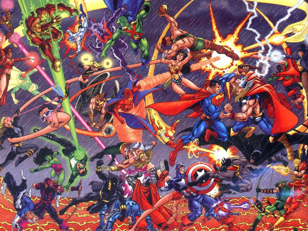 In the works since 1979, a JLA/Avengers crossover finally happened in 2003, bringing together the World’s Mightiest Heroes and DC’s Justice League of America. With the two franchises set to collide (sort of) when Avengers: Age of Ultron and Batman v Superman: Dawn of Justice finally make it to theaters, the idea of mashing up both series seems unthinkable at present.Looking longer-term, though, who wouldn’t want to Batman face off against Iron Man, or Superman with Captain America? The only losers would be the poor legal teams who had to work out the agreement for it to happen.Picture: DC Comics/Marvel Comics