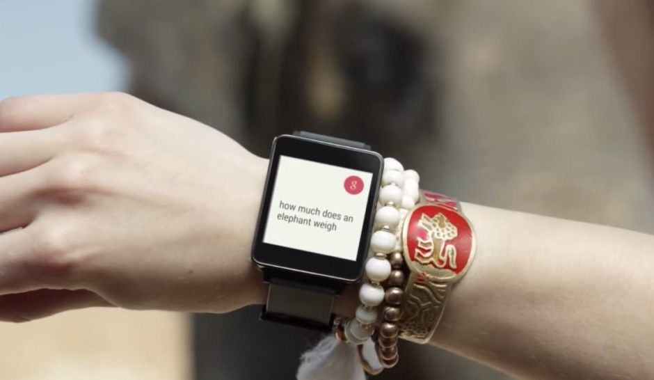 Android Wear on the LG G Watch. Photo: Google.