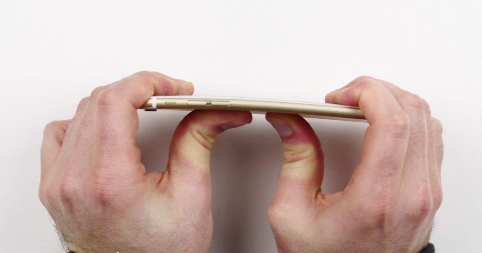 Apple wants people to stop bending its iPhones.