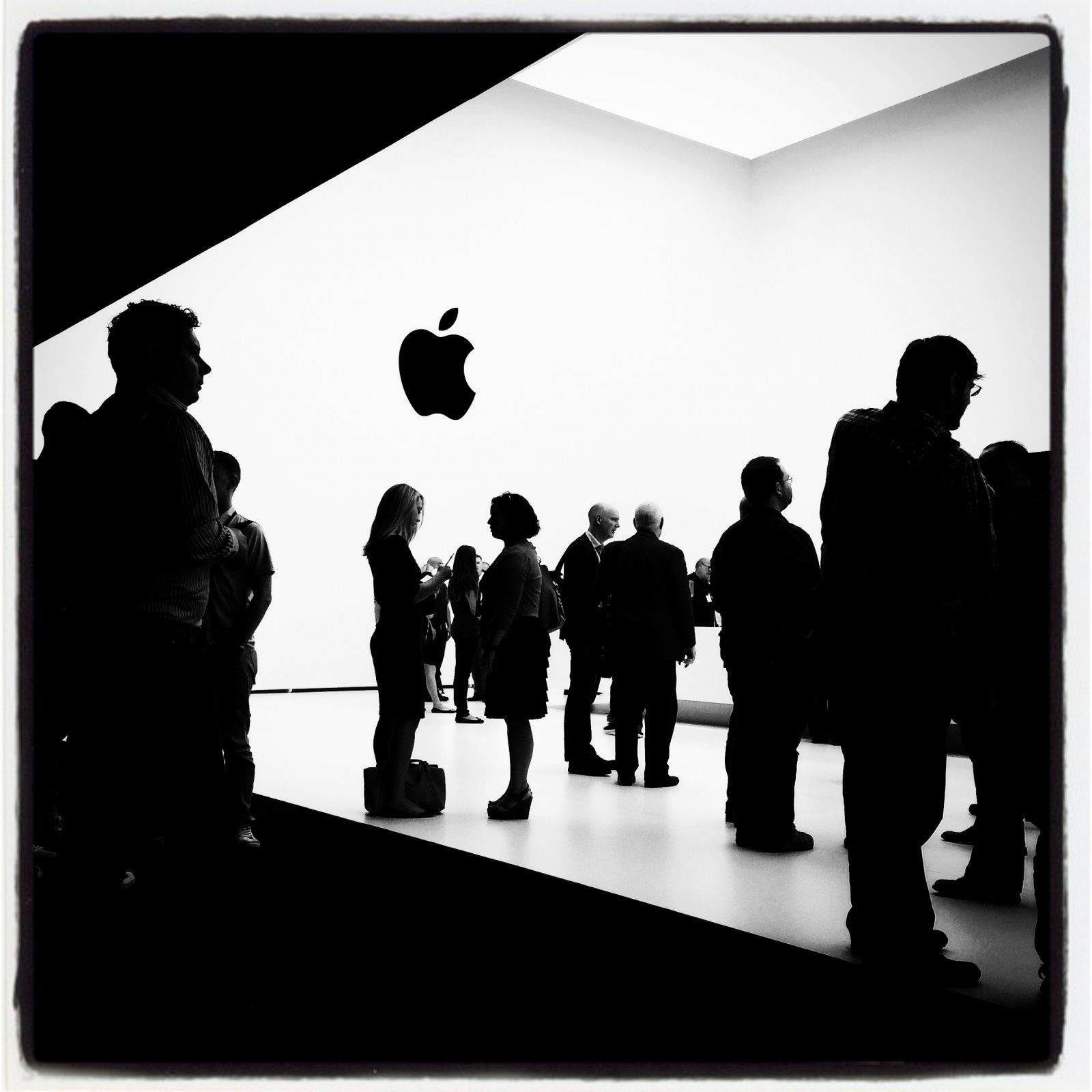 As the hands-on demo sessions wrap up, a few people linger inside Apple's mystery building.