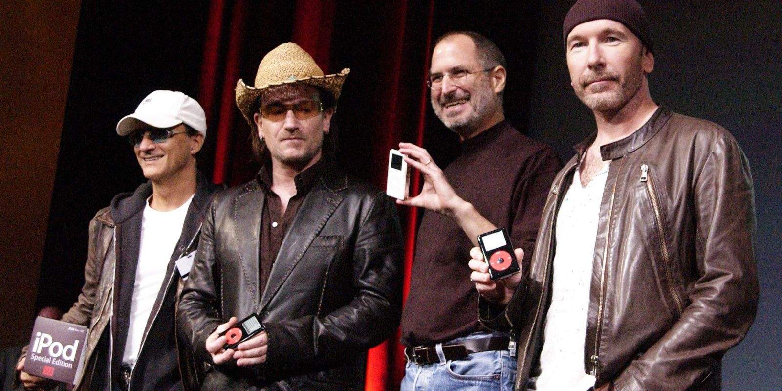 Jimmy Iovine, Bono, Steve Jobs and The Edge