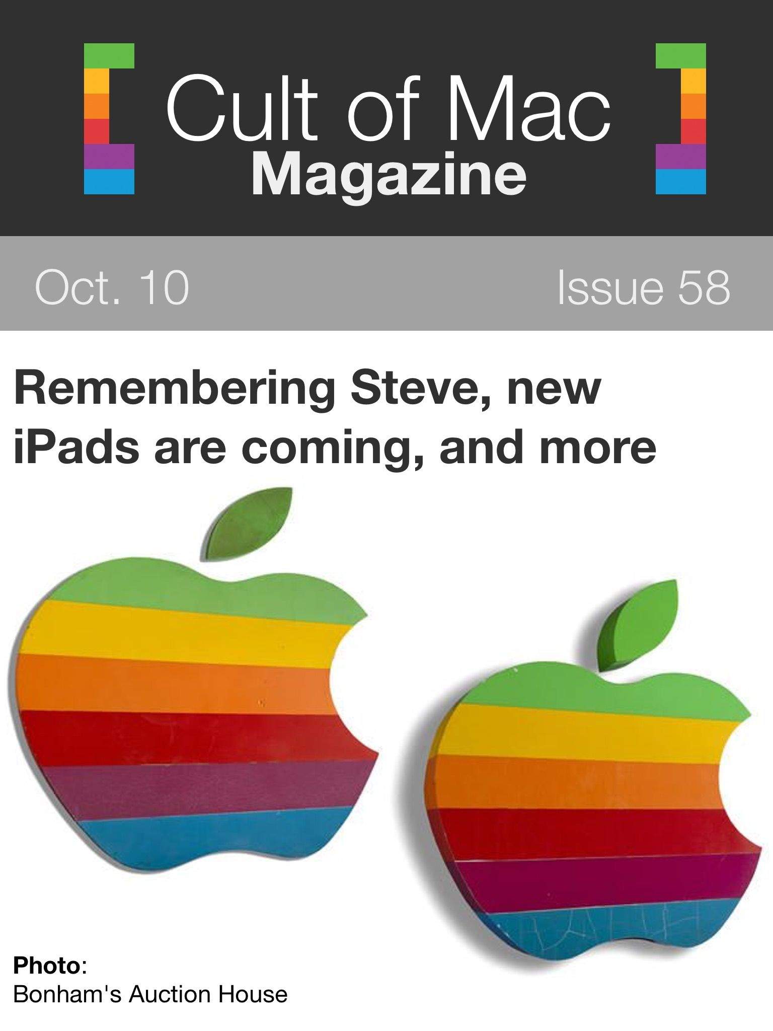 Issue 58 brings some memories of Steve, products we'd like to see updated, and more! Cover: Rob LeFebvre/Cult of Mac