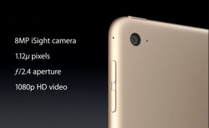 The iPad's camera has been in need of some tender loving care.