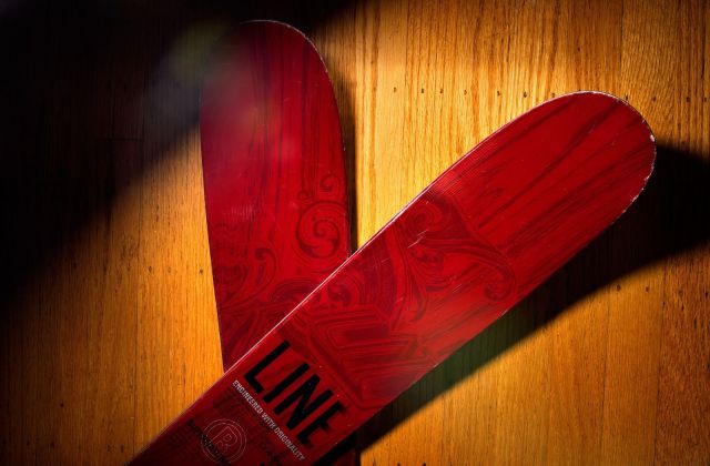 Line Supernatural 108 skis. Photo: Jim Merithew/Cult of Mac
