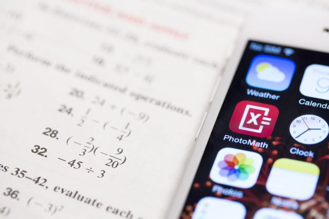 Take a picture, solve all your math problems -- not so fast. Photo: Microblink