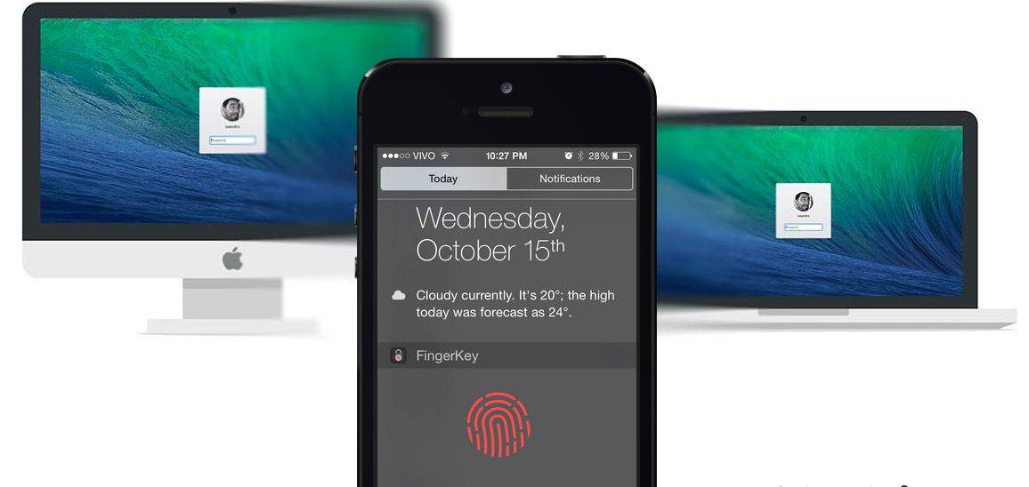 Unlock your Mac with TouchID! Photo: FingerKey