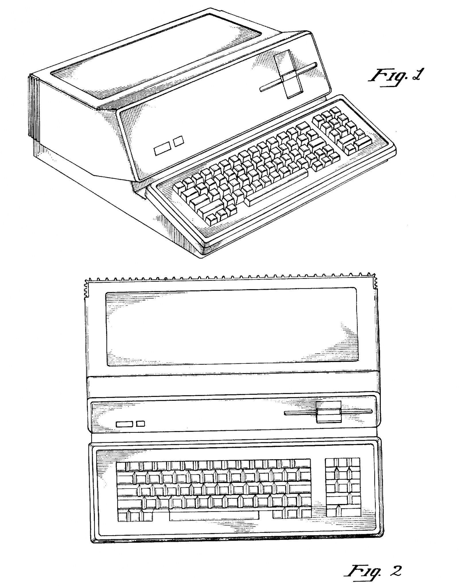 Steve Jobs's first patent for a 'Personal Computer.' Photo: US Patent Office