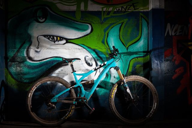 The Yeti sb5c with their new Switch Infinity technology. Photo: Max Whittaker/Prime Collective