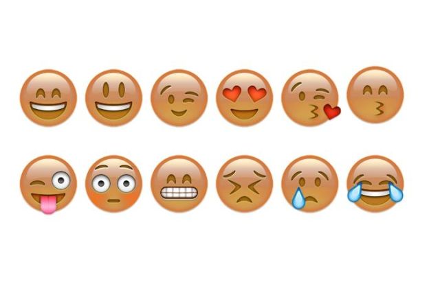 A mockup of medium-brown shaded Apple emojis. Photo: Emoji Blog