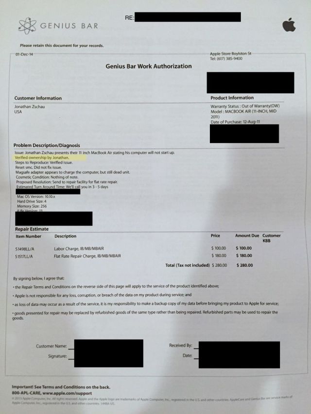 AppleRepairForm AppleRepairForm