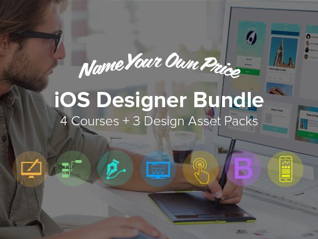 Develop iOS apps with The Name Your Own Price iOS Designer Bundle