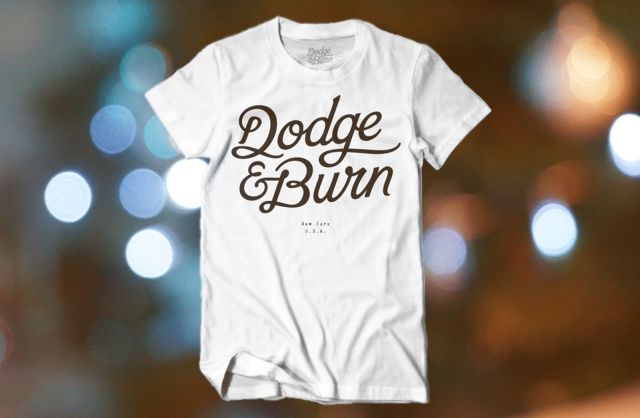 Dodge and burn a fashion faux pas with these t-shirts.
