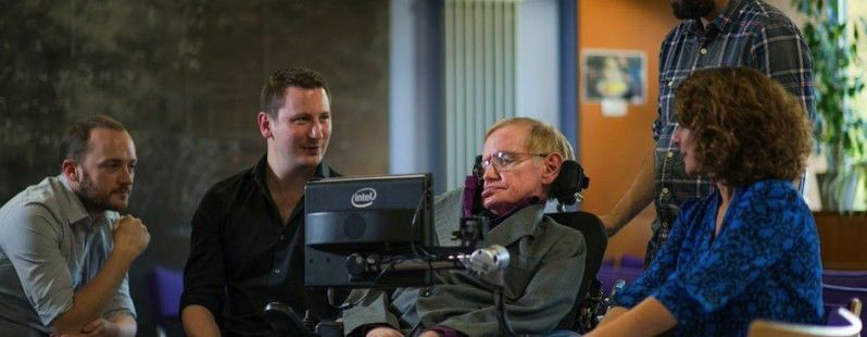 Now Professor Hawking can curse autocorrect, too. Photo: The Next Web