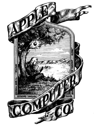 Ron Wayne drew Apple's first corporate logo. He tried to include his signature as part of the design, but Steve Jobs made him remove it.