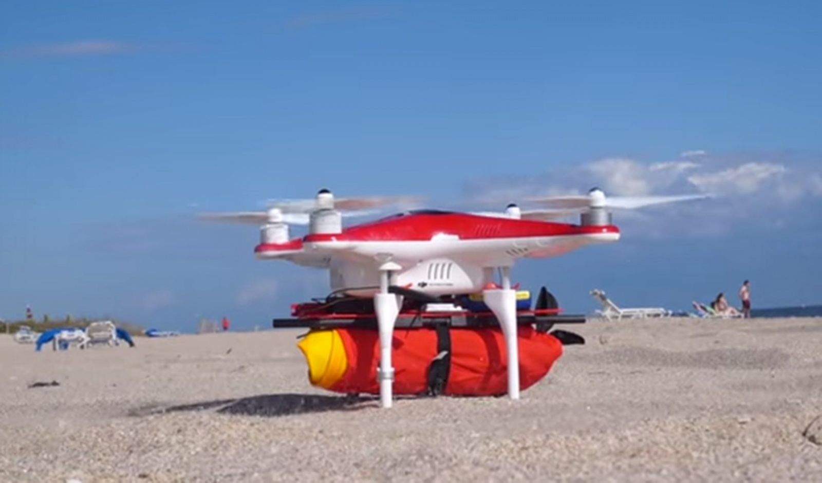 The Ryptide would carry an automatically inflating life ring to a swimmer in distress. (Photo courtesy of Bill Pierda)