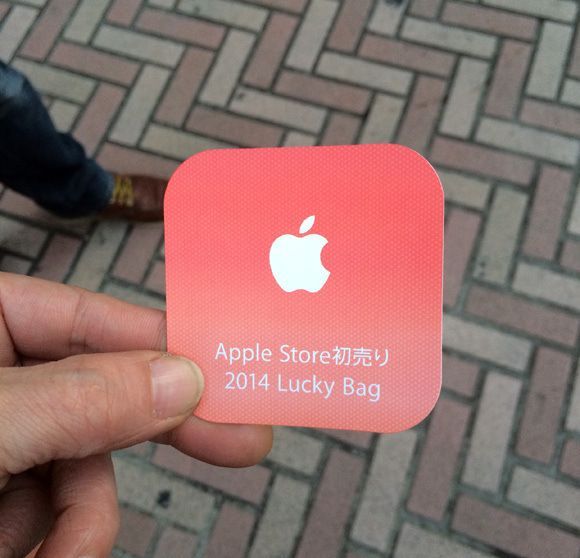 A ticket to get a Lucky Bag from last year. Photo: RocketNews24