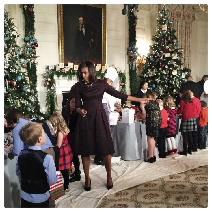 Christmas decorations at the White House, as captured using an iPhone 6 Plus. Photo: Brooks
