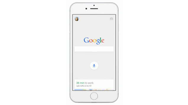 Google Search for iOS gets a Material Design make over. Photo: Google