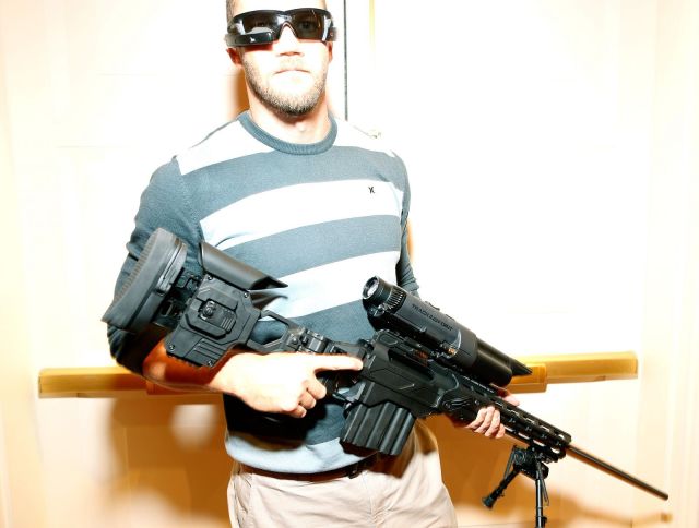 20140106_ces showstoppers_0484 TrackingPoint's rifle comes with an iOs app. Photo: Jim Merithew/Cult of Mac