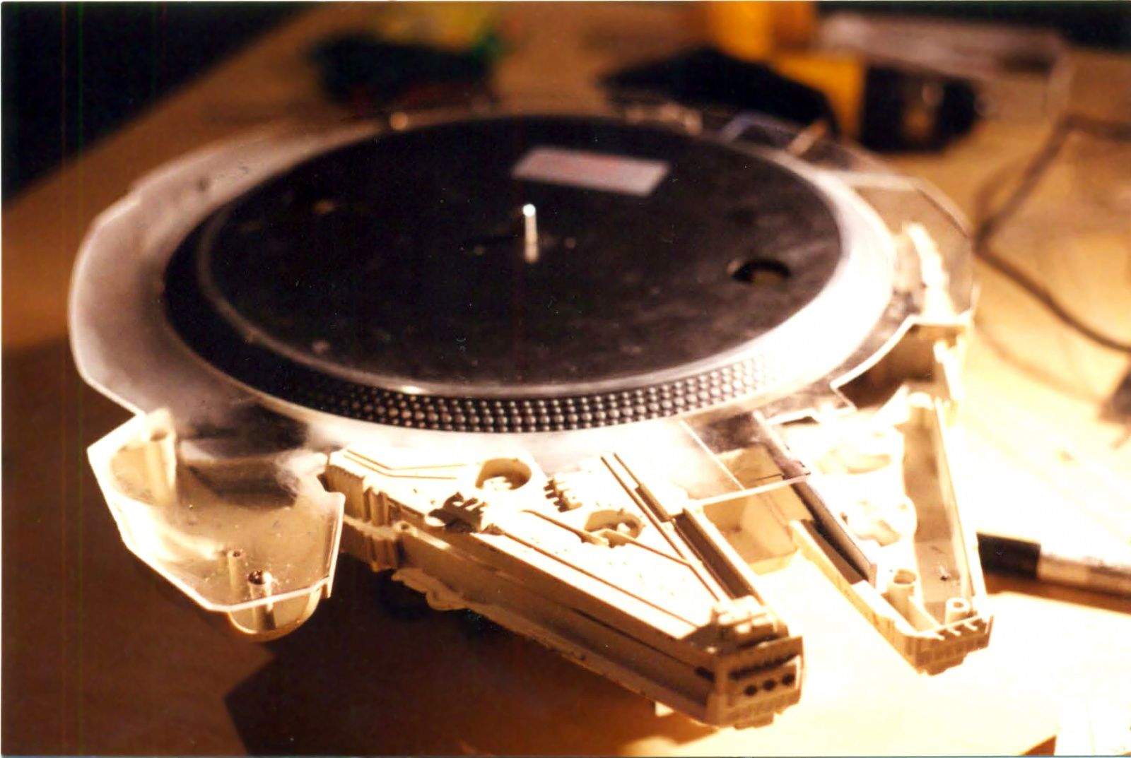 The Millennium Falcon makes a great DJ turntable. Photo: Marco at Picotek