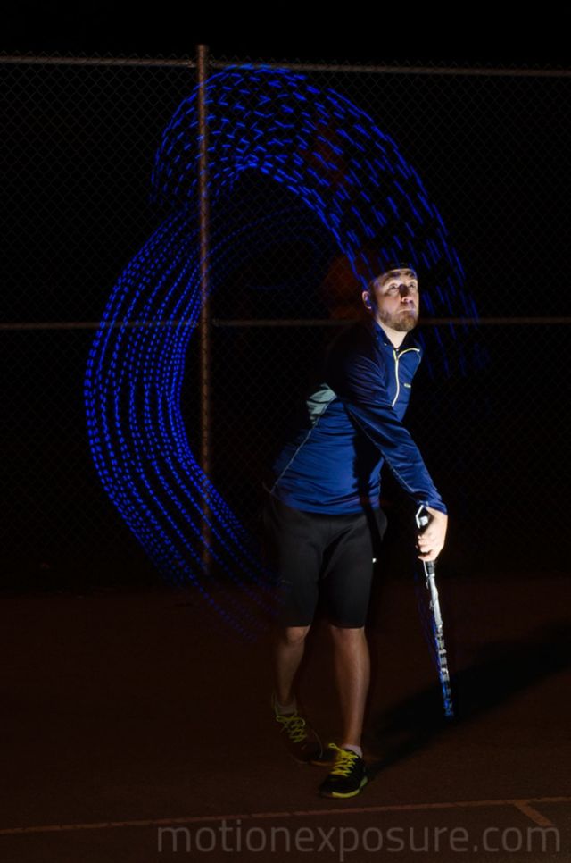 Tennis serve. Photo: Stephen Orlando