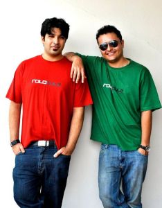 Anuj Tandon, left, and Rohit Gupta, in all their finery. Photo: Rolocule Games
