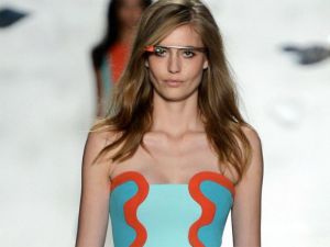 This is the coolest Google Glass ever looked. Yeah, exactly! Photo: DVF | Made for Glass