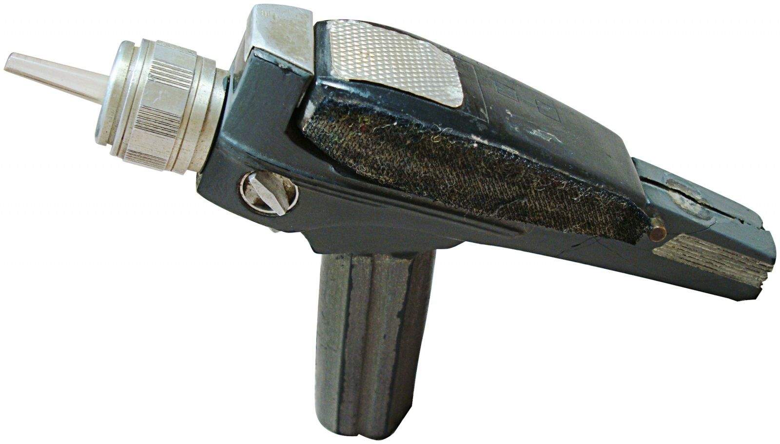 A phaser prop from the original Star Trek series will be auctioned off next month. Photo: Propworx