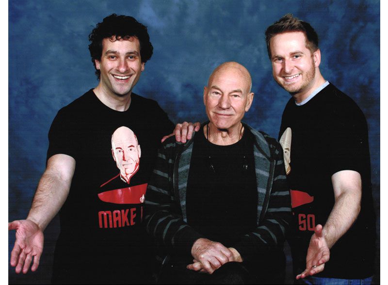 I got a pic with Patrick Stewart.  He was thrilled.