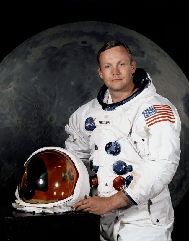 Neil Armstrong, who died in 2012 and was the first man to walk on the moon, left behind a bag of artifacts from that mission. Photo: NASA