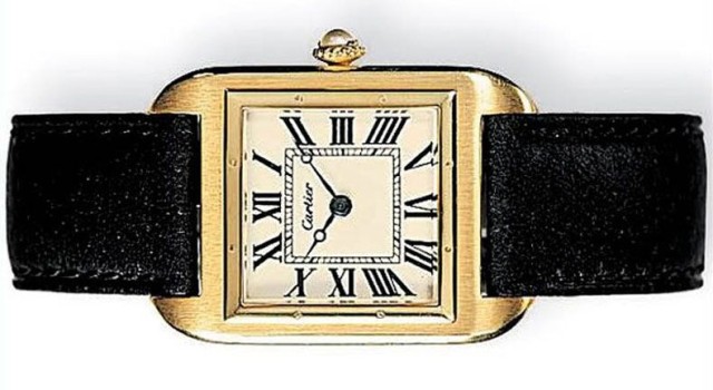 This 1904 watch helped inspire the Apple Watch. Photo: Cartier