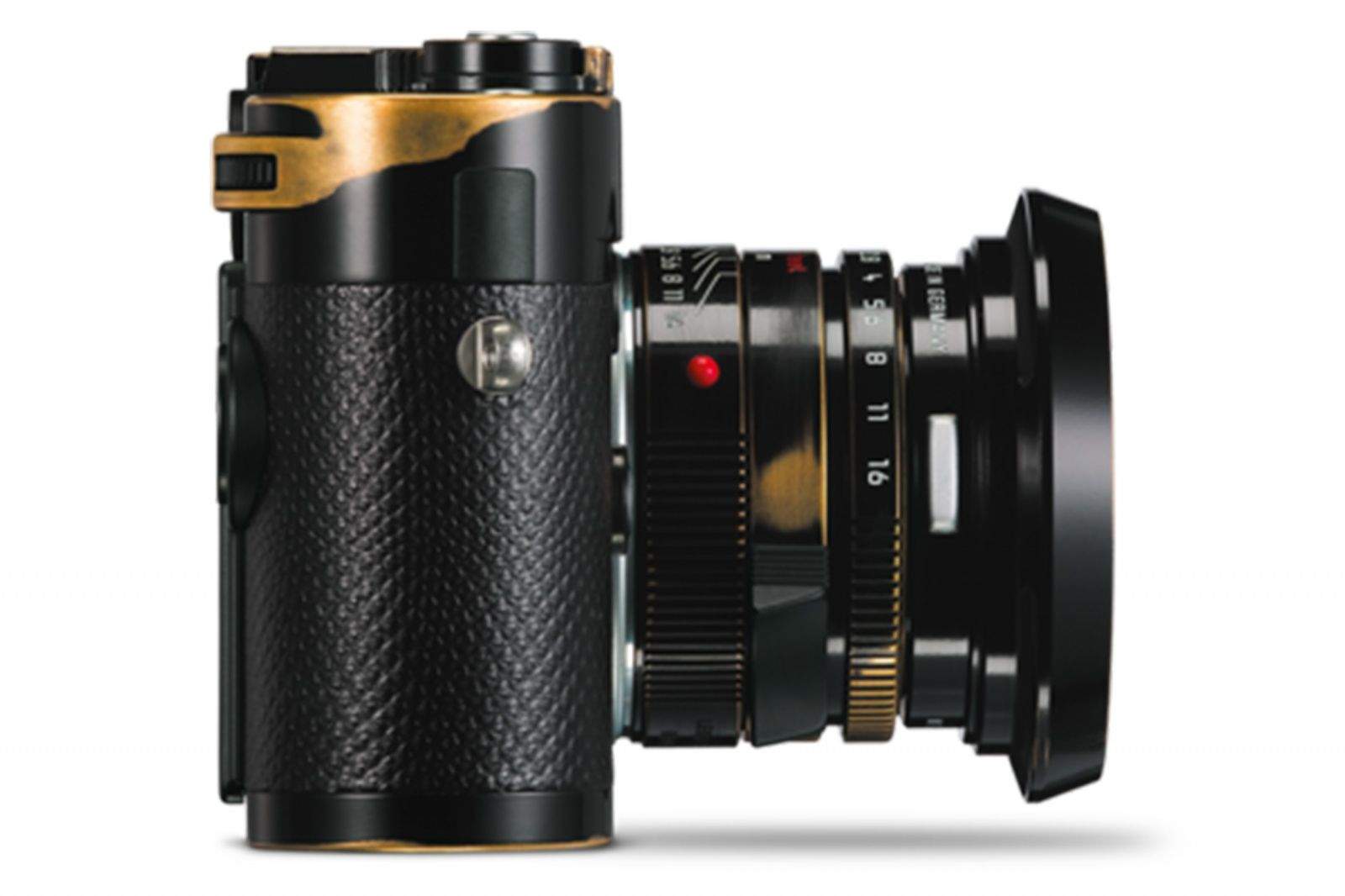 Rocker Lenny Kravitz helped Leica design a limited edition camera that has been deliberately aged by hand. Photo: Leica