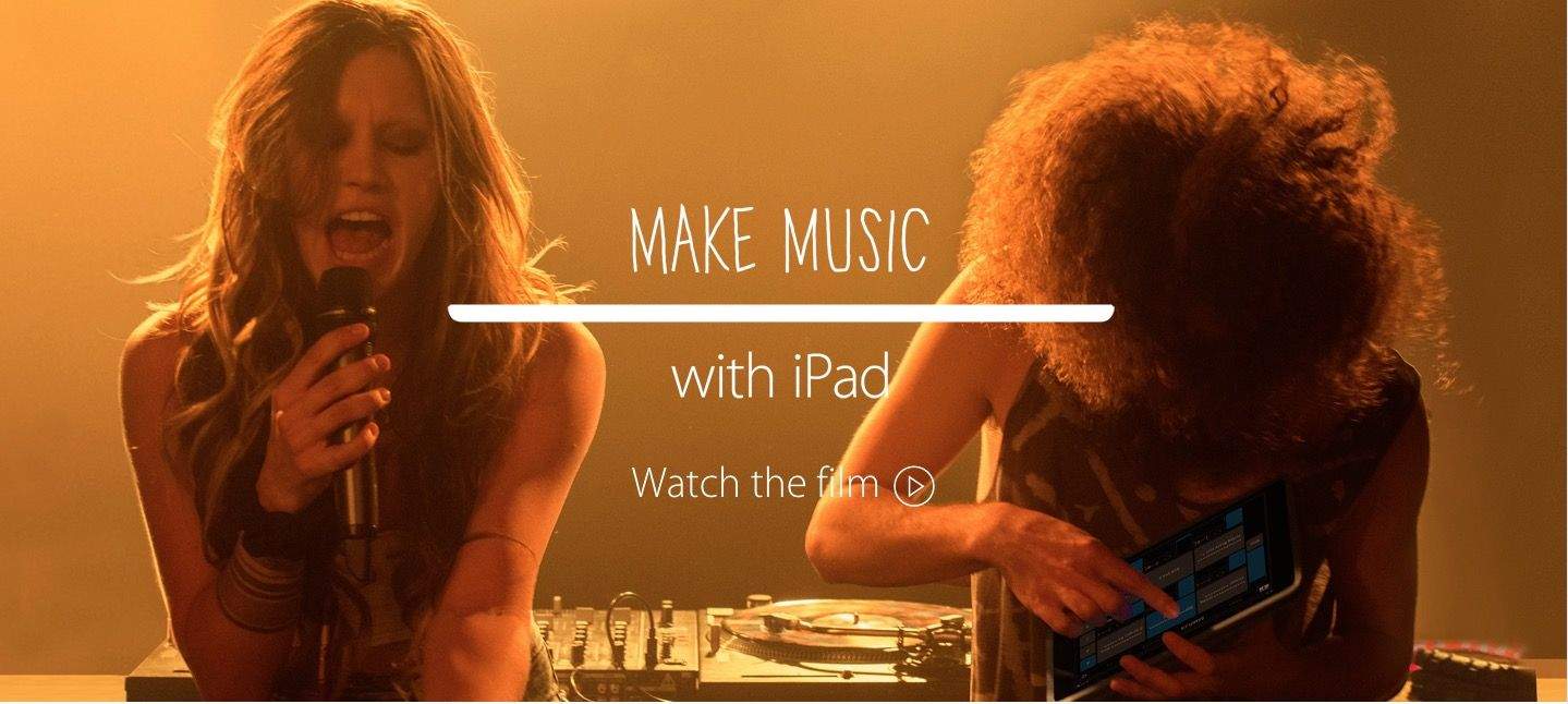Apple's ad at the Grammy's tonight shows how the iPad uses music. Photo: Apple
