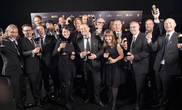 The mythical, elusive, rarely-seen-in-the-wild, Apple ID team. Photo: D&AD Awards