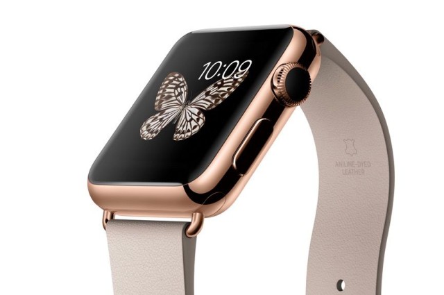 38mm rose gold Apple Watch Edition. Photo: Apple