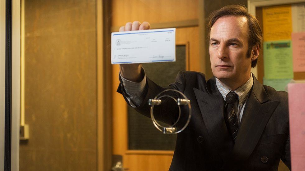 Bob Odenkirk as infamous lawyer Saul Goodman. His show has already been renewed for a second season. Photo: AMC