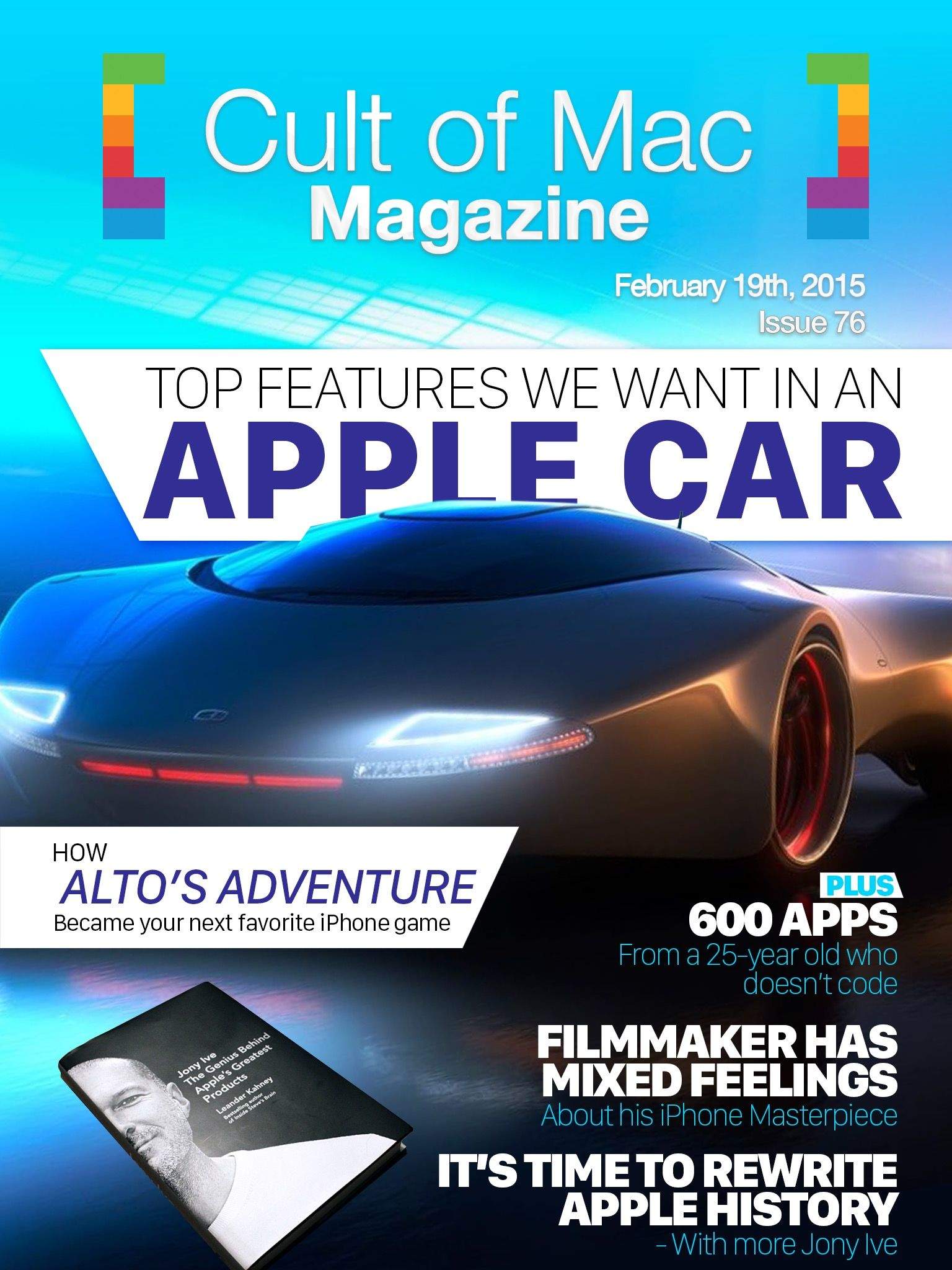 What will the Apple Car even look like? Cover design: Stephen Smith