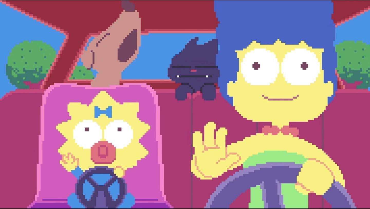 Beep beep! Pixels take over Springfield. Photo: Springfield Pixels