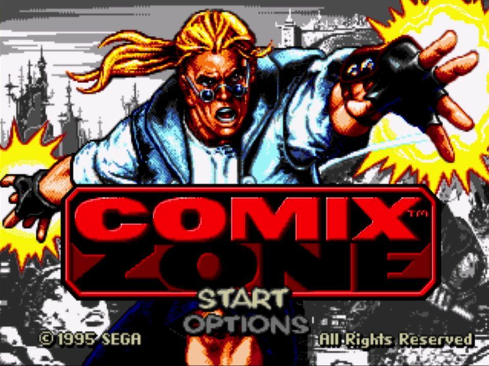Comix Zone starts with this guy being sucked into a comic book video game. We've been there, my friend! Photo: SEGA