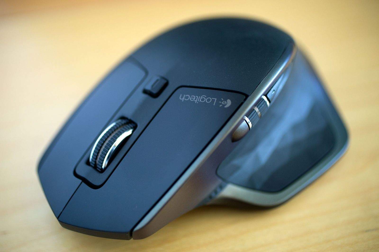 The top of the Logitech MX Master mouse.