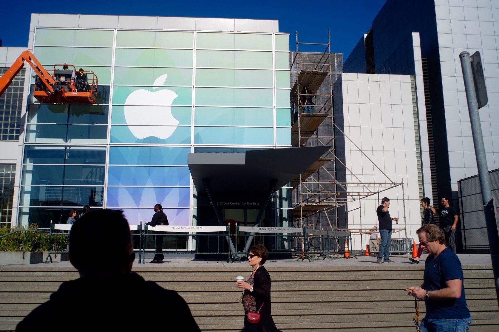 Apple is taking over the Yerba Buena Center in San Fransisco. Photo: Jim Merithew/Cult of Mac