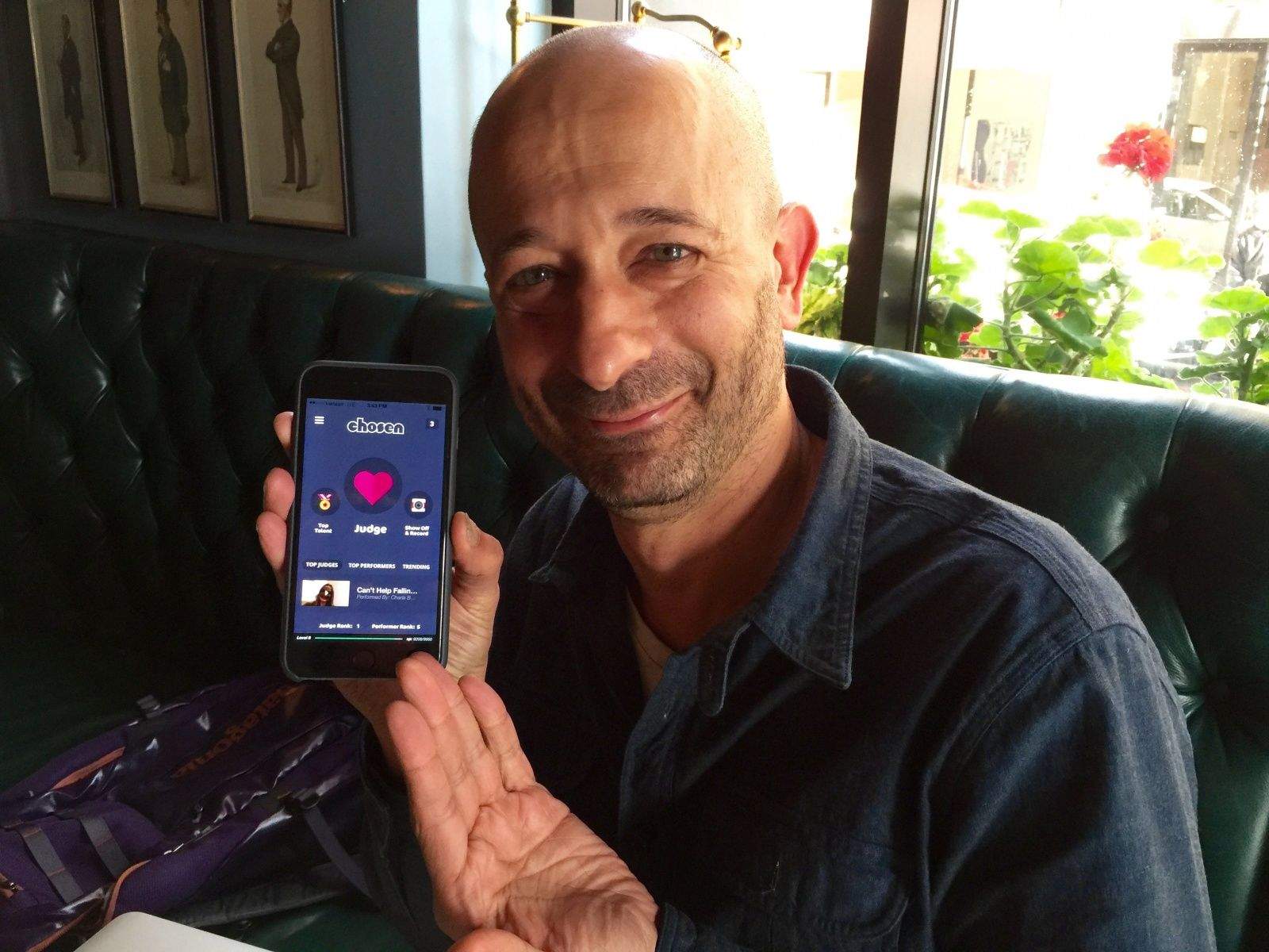 David Hyman demos his latest dream project: Chosen. Photo: Rob LeFebvre/Cult of Mac