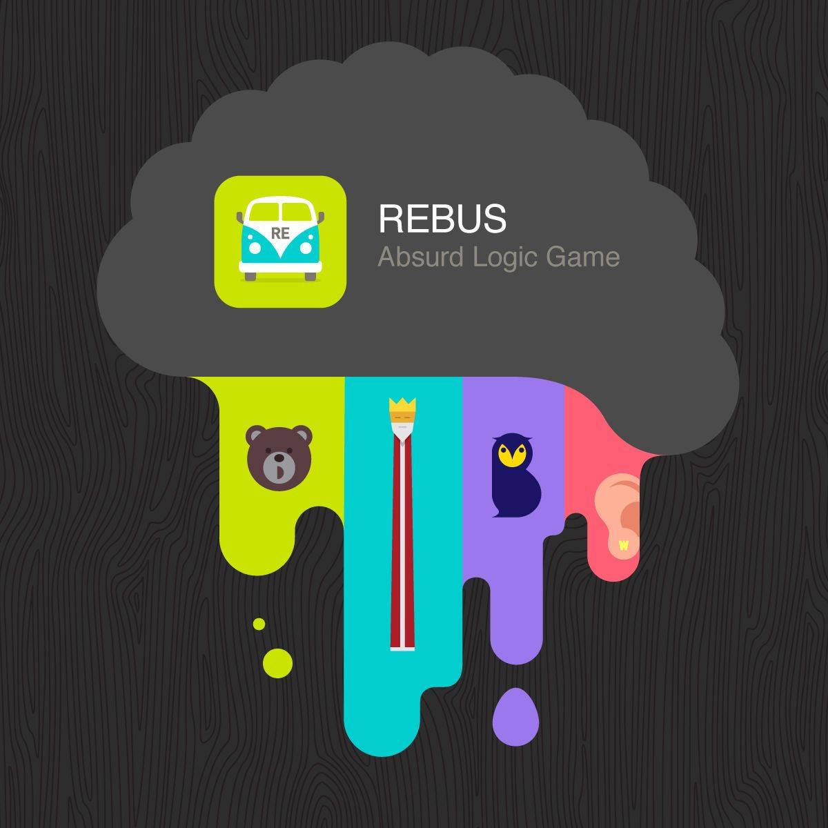 New iOS game REBUS will get your brain firing on all cylinders. Photo: Jutiful