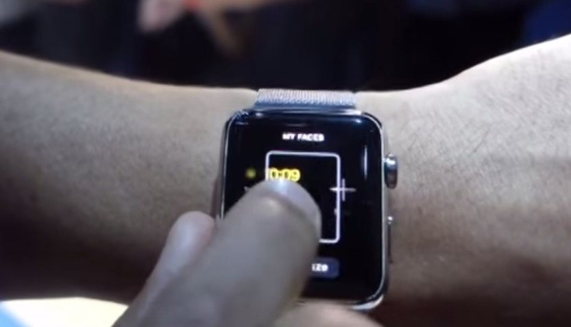 Here's a brief glipse of the Apple Watch's 
