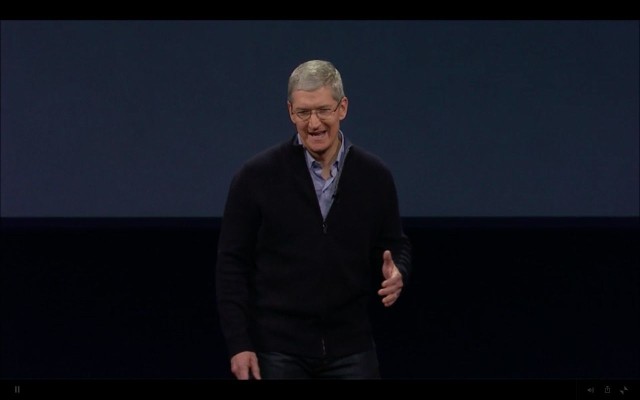 Cook has Apple's momentum rocketing along. Photo: Apple