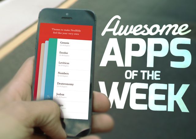It’s the weekend, which means it’s time to catch up on all of the hot new apps you might have missed throughout the week.

Don’t worry, we’ve got you covered.

Can reading the Bible be sexy? There’s a new app from an ex-Apple designer that argues it can. We’ve also got the snakiness weather app you ever did see, the long-awaited return of an App Store reject, and other indie goodies you don’t want to miss.

Without further ado, here are this week’s awesome apps!
